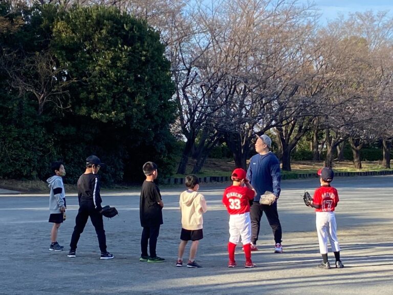 野球レッスンの画像